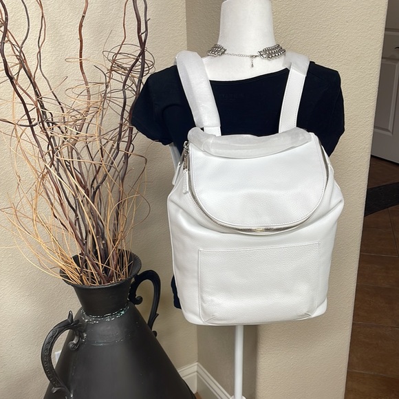 7 For All Man Kind Leather Backpack - Picture 4 of 8